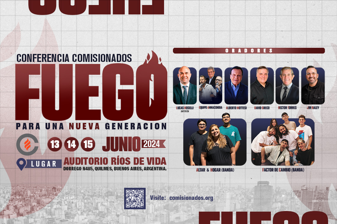 Llega la Conferencia Comisionados “Fuego” a Buenos Aires